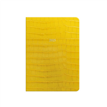 Load image into Gallery viewer, The Midsize OrganiseherTM Diary 2025 in Daffodil Yellow Croc