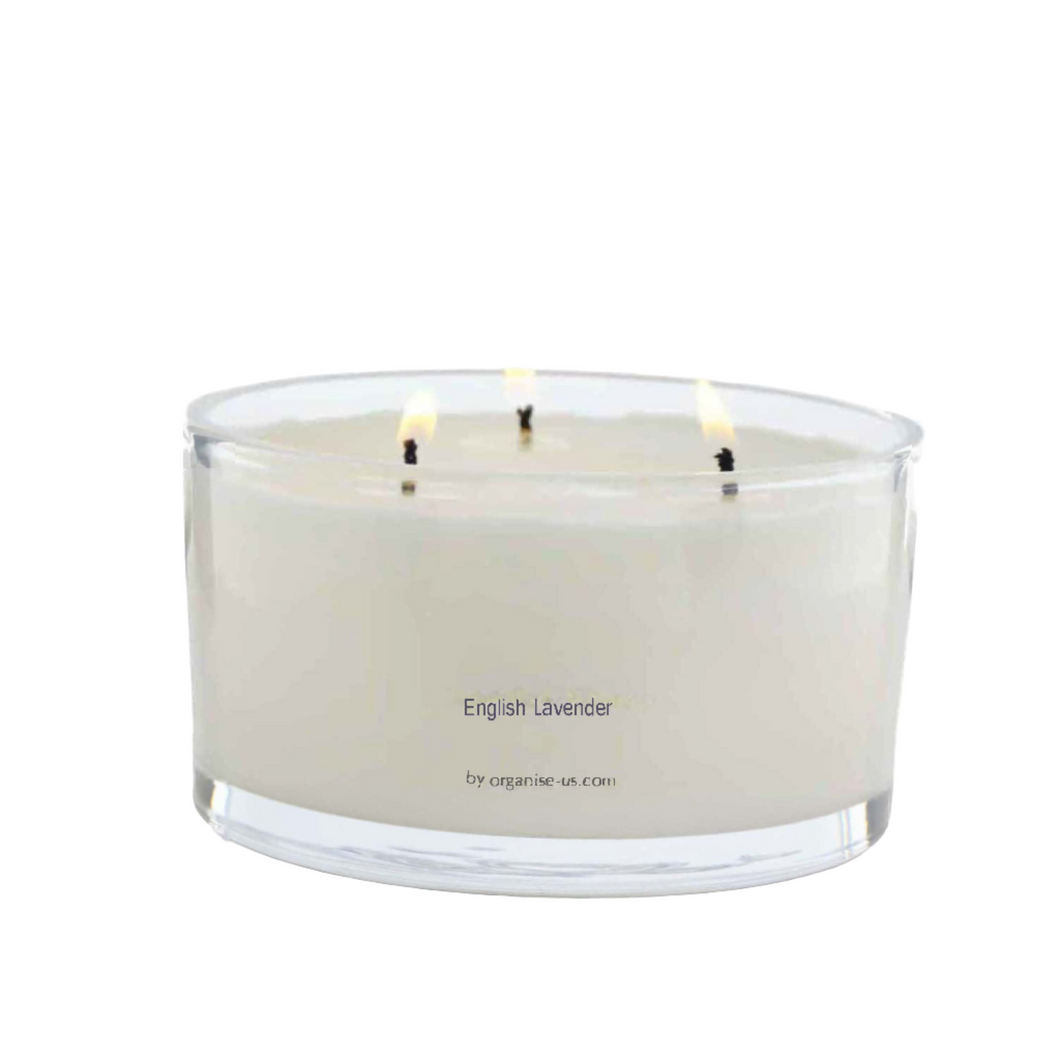 English Lavender Three Wick Candle