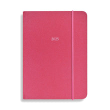Load image into Gallery viewer, Large Belgravia Diary 2025 in Rose Pink Galuchat