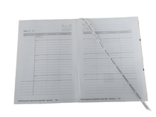 Load image into Gallery viewer, The Large OrganiseherTM Diary 2025 in Blue Ink Croc