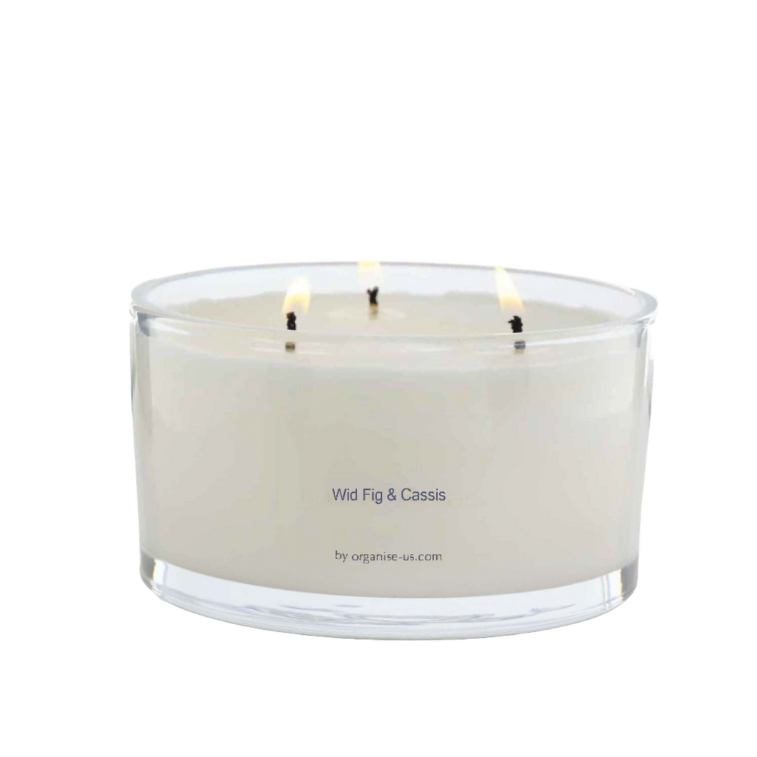 Wild Fig & Cassis Three Wick Candle