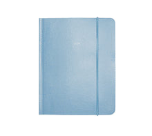 Load image into Gallery viewer, Midsize Belgravia Diary 2024 in Topaz Blue Lizard
