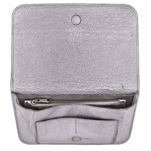 Load image into Gallery viewer, Chelsea Organiser Leather Wallet in Silver