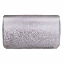 Load image into Gallery viewer, Chelsea Organiser Leather Wallet in Silver