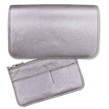 Load image into Gallery viewer, Chelsea Organiser Leather Wallet in Silver