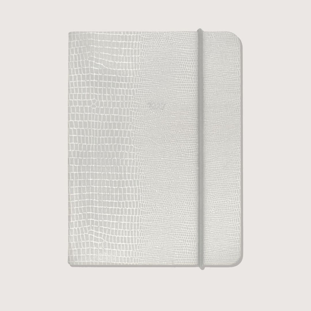 Large Pellaq Organiseher™ Diary 2027 in Pearl Iguana