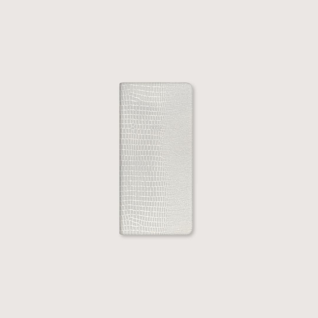 Slim Pocket Pellaq Belgravia Diary 2027 in Pearl Iguana
