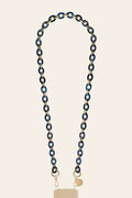 LE324693 | Cassy Blue Long Phone Chain 120 cm