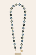 LE317534 | Cassy Fleurs Blue Long Phone Chain 120 cm