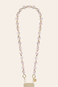 LE324697 | Cassy Fleurs Rose Long Phone Chain 120 cm