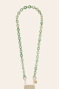 LE324694 | Cassy Green Long Phone Chain 120 cm