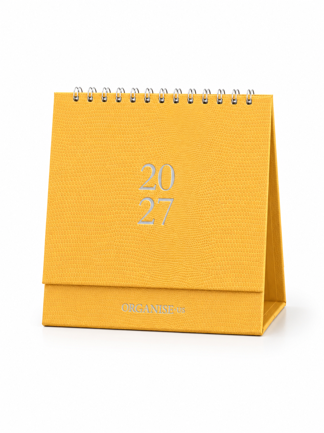 Desk Calendar in Buttercup Lizard - 12 months
