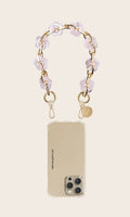 LE324734 | Cassy Fleurs Rose Wrist Phone Chain
