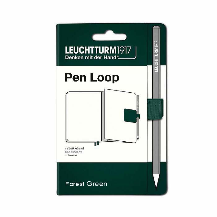 Elastic Pen Loop in Forest Green
