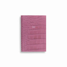 Load image into Gallery viewer, Small Belgravia Diary 2024 in Heather Croc - LIMITED STOCK
