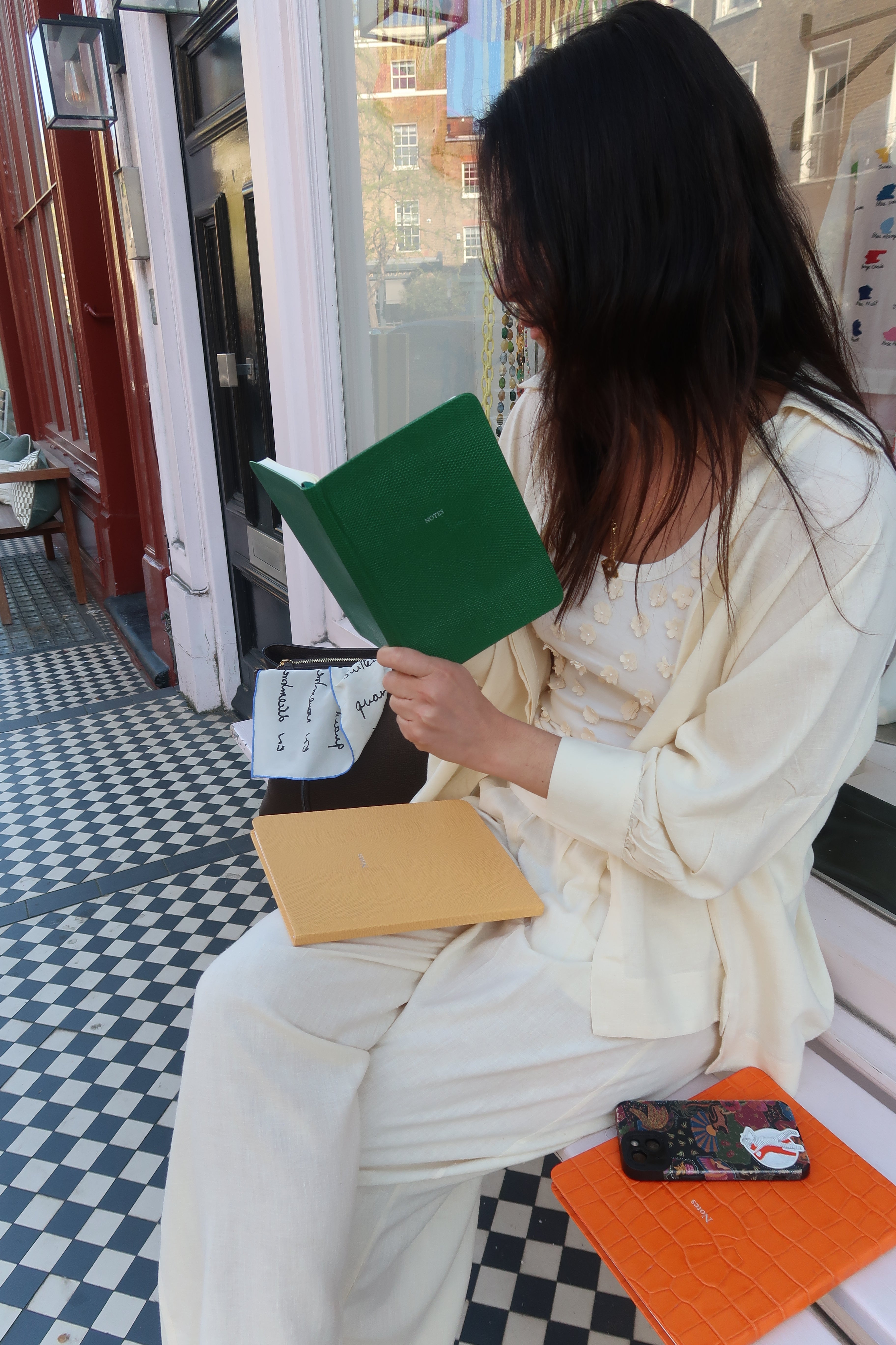 MIXED NOTEBOOKS IN LEATHER & PELLAQ