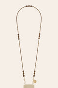 LE321986 | Iris Bronze Long Phone Chain 120 cm