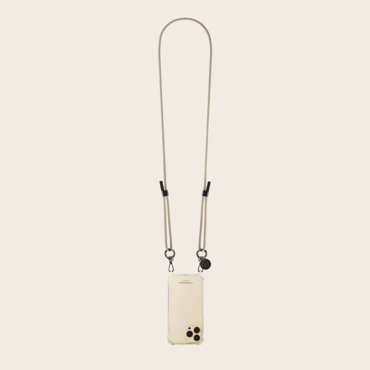 LE312642 | Nae Plain Taupe Adjustable Phone Cord
