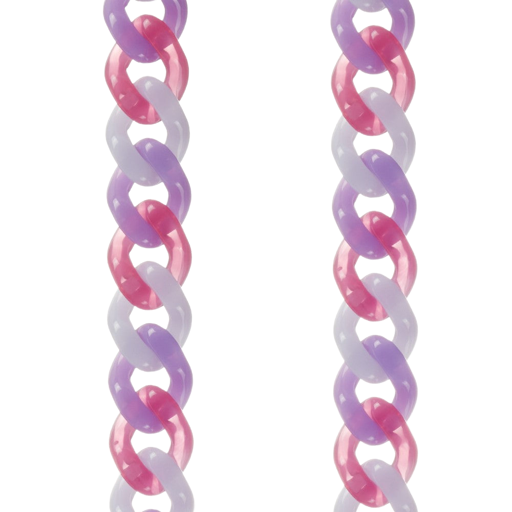 LE313569 | Gia Purple Long Phone Chain 120 cm