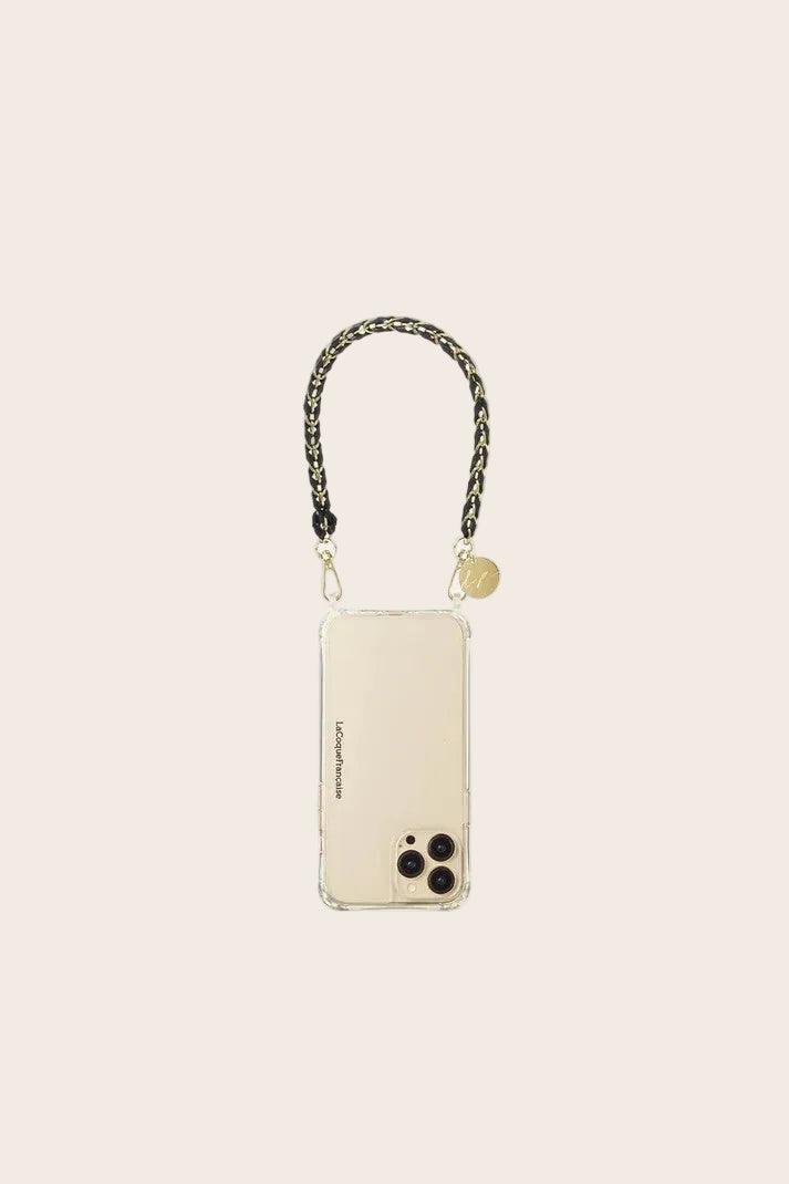 LE314873 | Lou Black Wrist Phone Chain