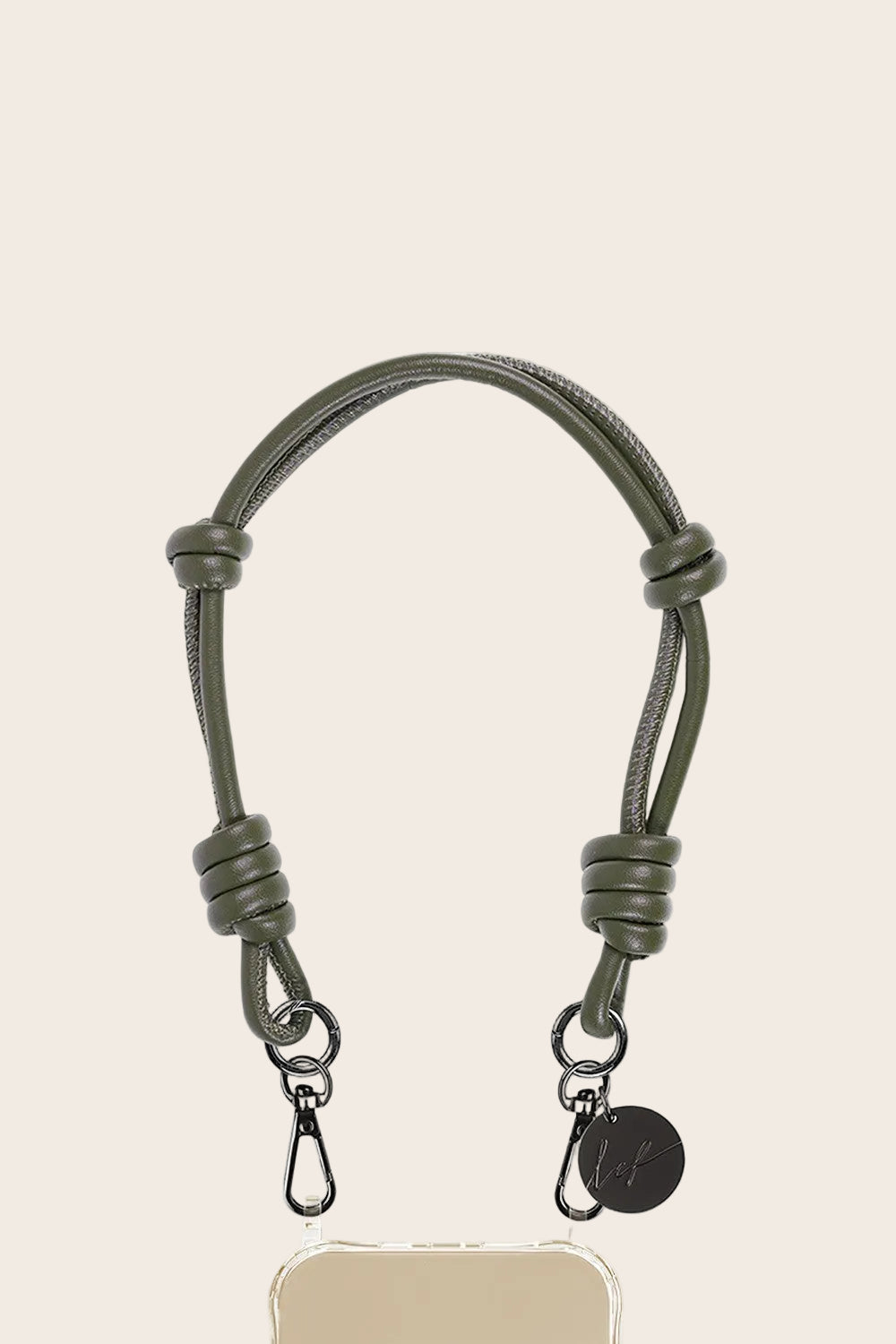 LE318686 | Nolan Khaki Wrist Phone Chain