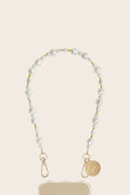 LE321626 | Melia White Pearl Wrist Phone Chain