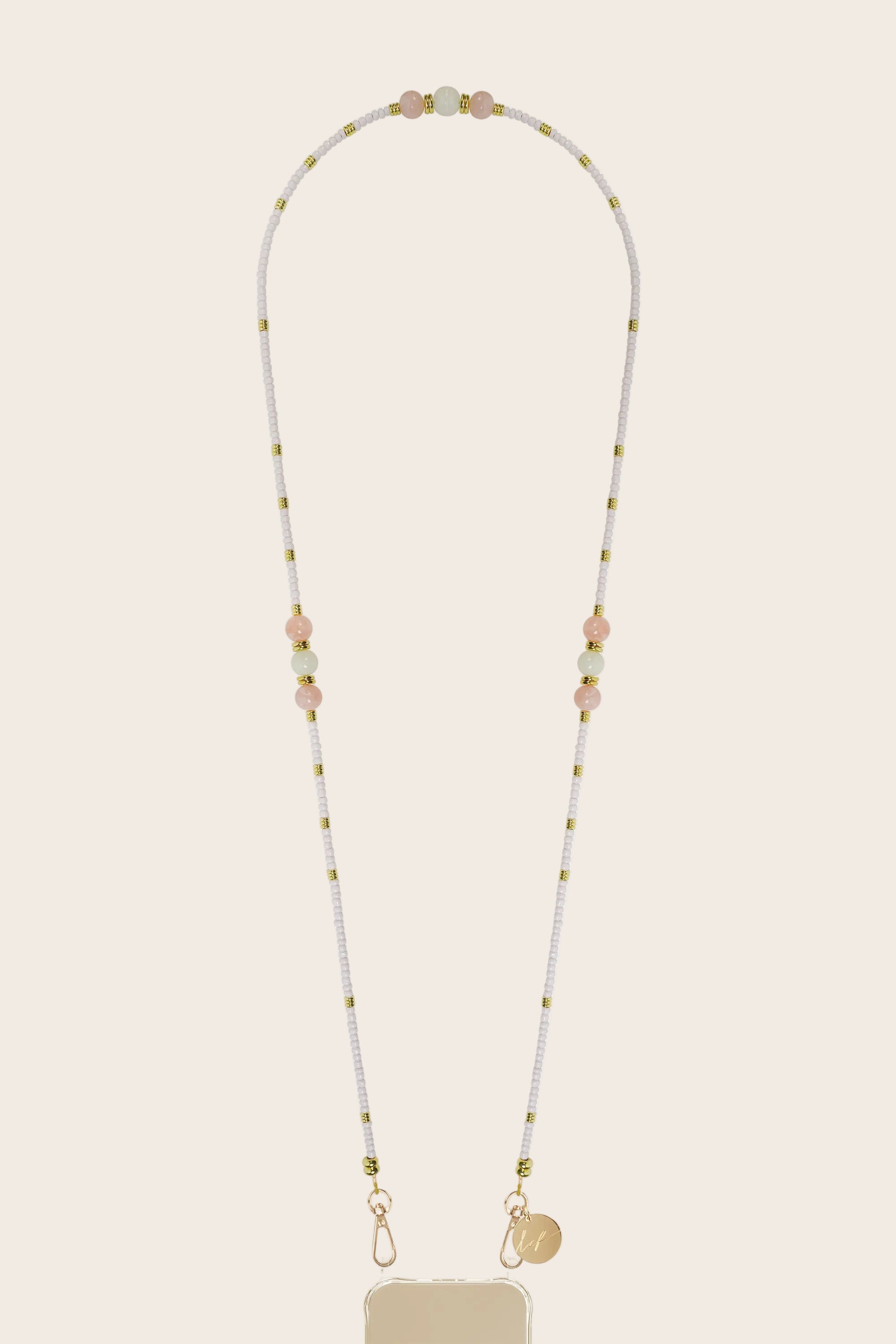 LE324648 | Iris Rose Long Phone Chain 120 cm