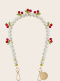 LE324738 | Cherries White with Cherries Wrist Phone Chain