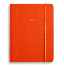 Load image into Gallery viewer, The Large OrganiseherTM Diary 2026 in Flame Orange Lizard

