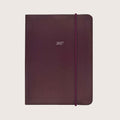 Large Pellaq Belgravia Diary 2027 in Burgundy Lizard