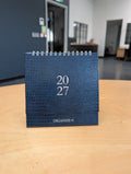 Desk Calendar in Marine Blue Iguana - 12 months