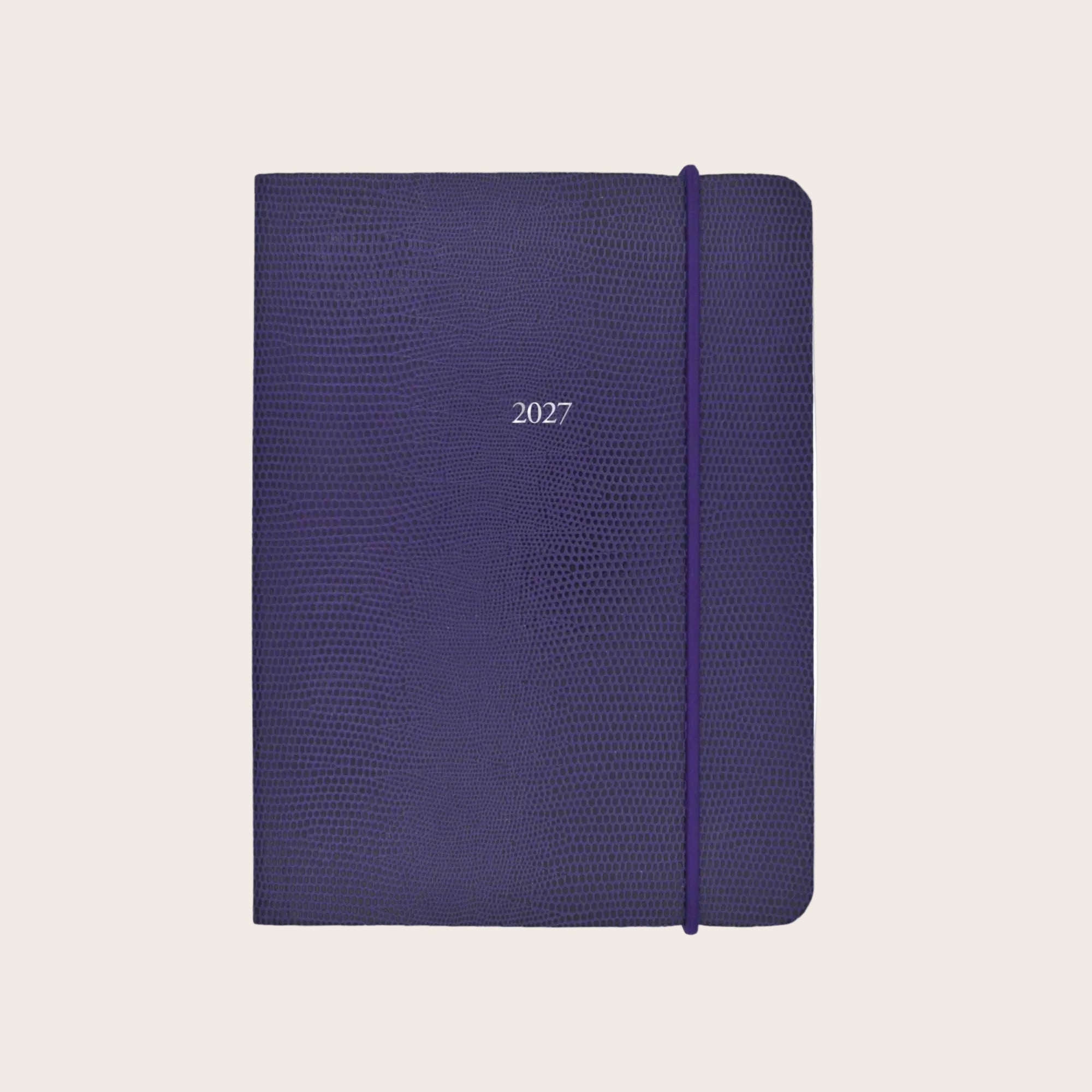 Midsize Pellaq Organiseher™ Diary 2027 in Plum Lizard