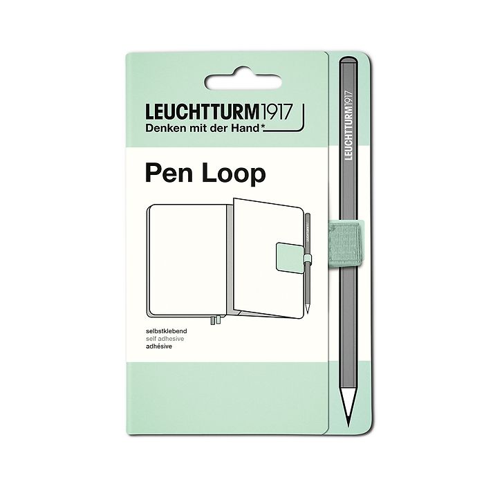 Elastic Pen Loop in Mint Green