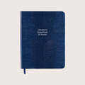 Midsize Ruled Pellaq Notebook in Marine Blue Iguana - Adventures Expeditions & Travels