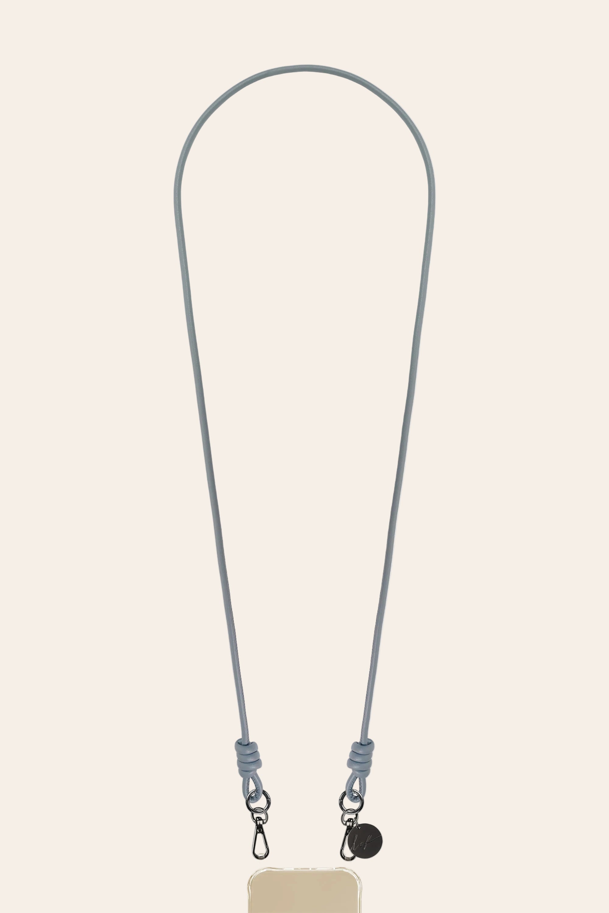 LE324631 | Nolan Grey Long Phone Chain 120 cm