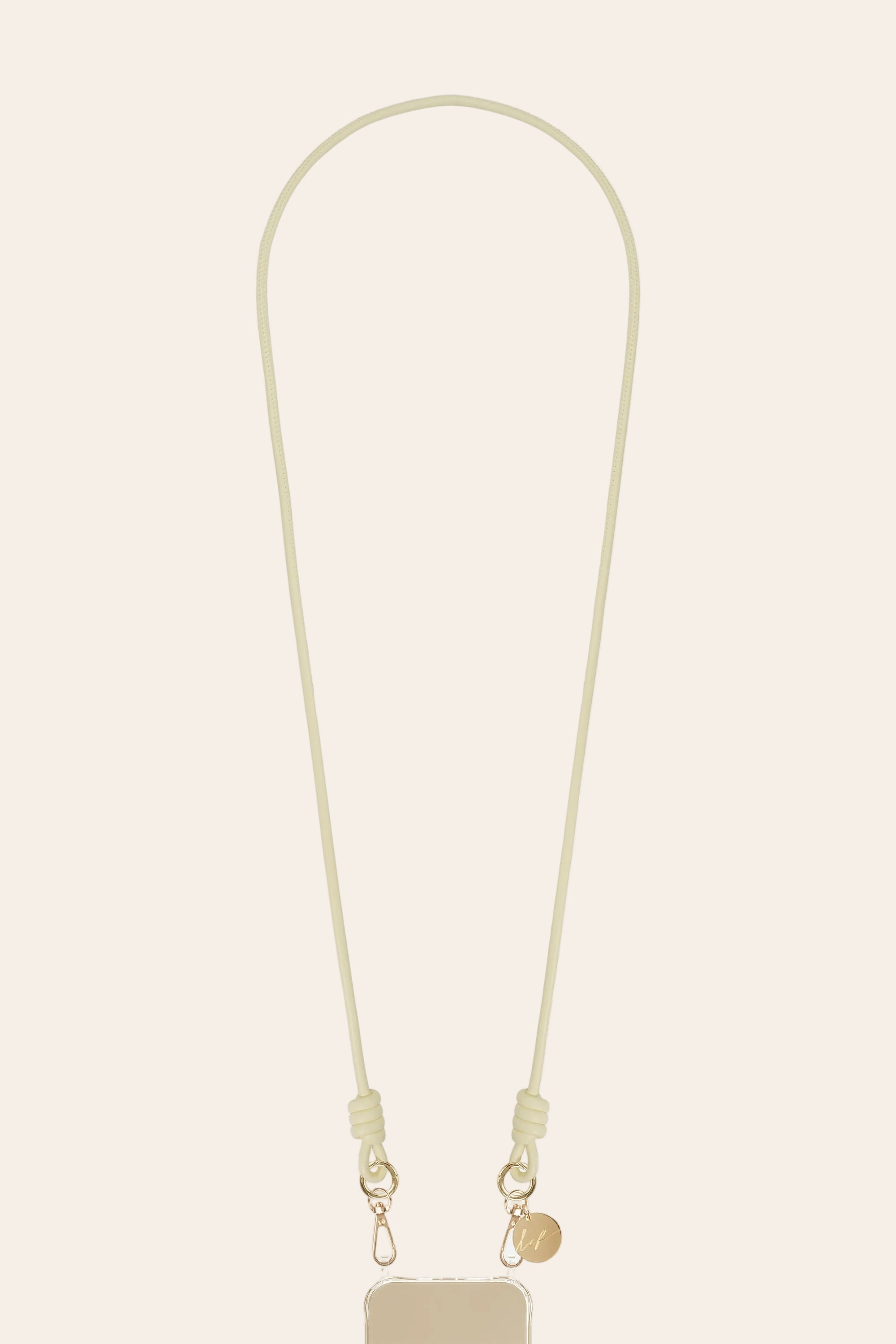 LE324630 | Nolan Yellow Long Phone Chain 120 cm