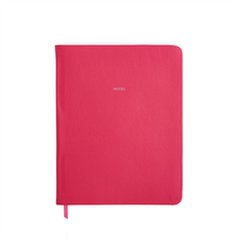 Load image into Gallery viewer, Midsize Notes in Bubblegum Pink Calfskin - Feint ruled
