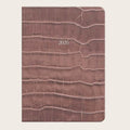 Large Leather Organiseher™ Diary 2026 in Taupe Croc