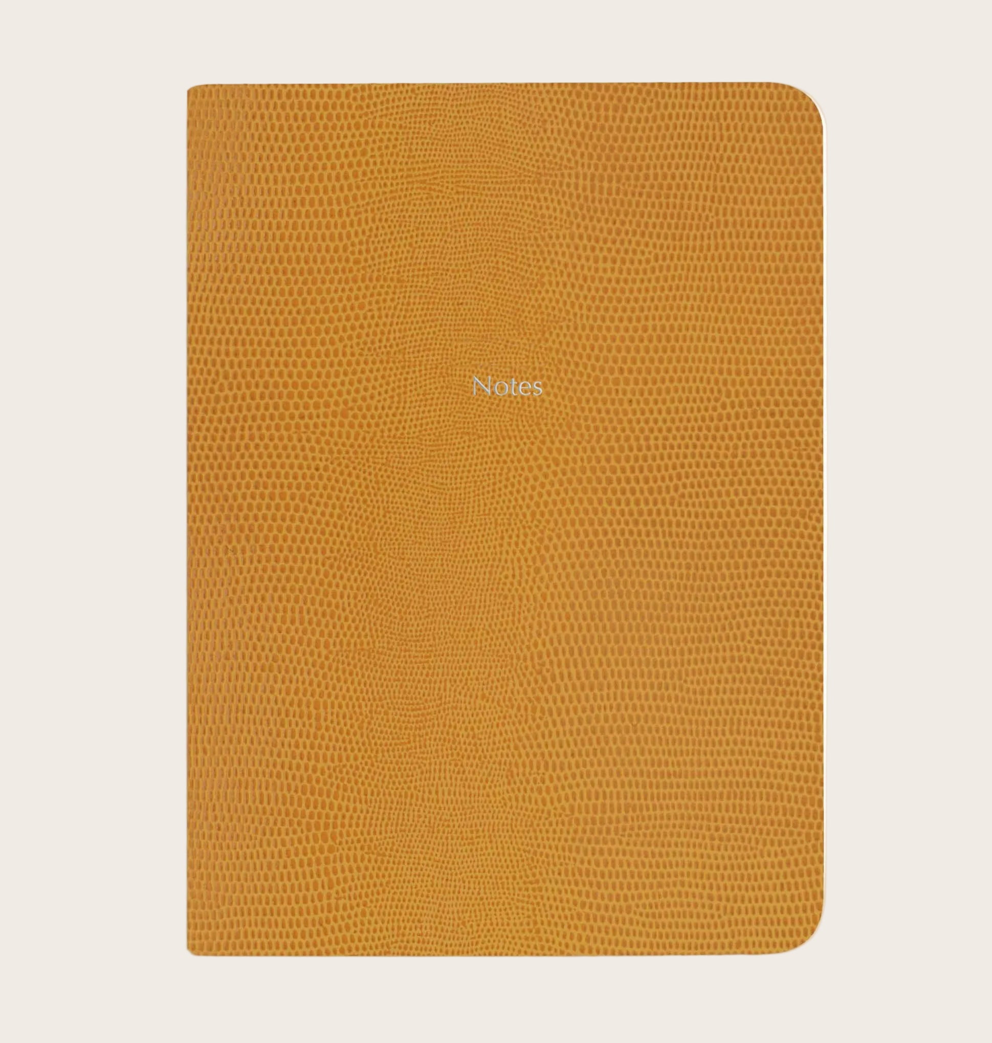 Large Ruled Pellaq Notebook in Buttercup Lizard