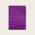 Midsize Leather Organiseher™ Diary 2026 in Amethyst Croc