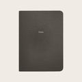 Midsize Ruled Pellaq Notebook in Smoked Grey Lizard
