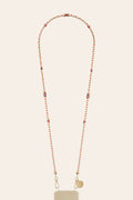 LE324678 | Paros Red Long Phone Chain 120 cm