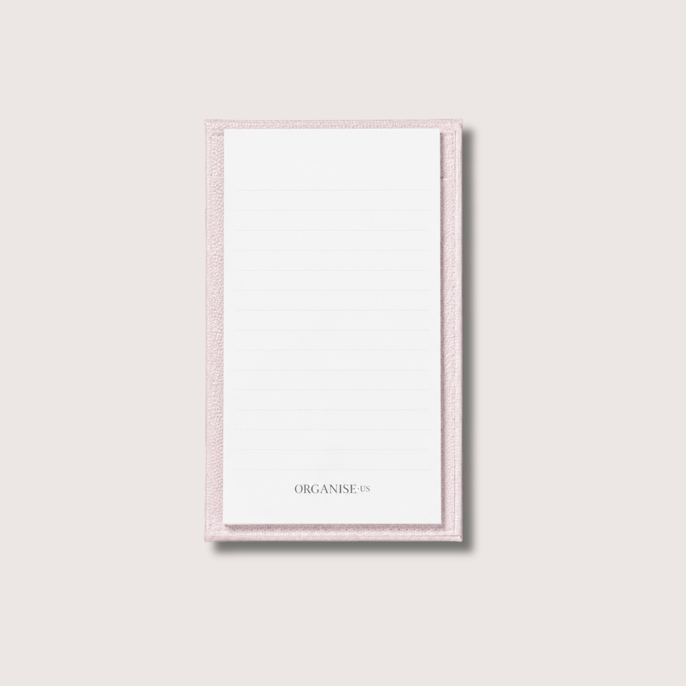 The Flip Pad in Powder Pink Galuchat Pellaq