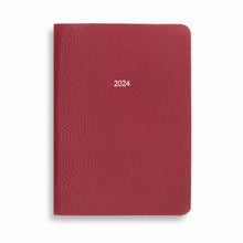 Load image into Gallery viewer, The Large OrganiseherTM Diary 2024 in Dark Red Pebble
