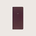 Slim Pocket Pellaq Belgravia Diary 2027 in Burgundy Lizard