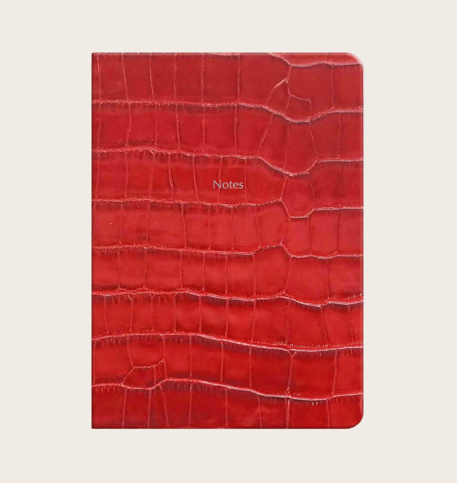 Large Ruled Leather Notebook in Spiced Jam