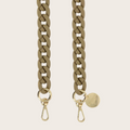 LE304682 | Sarah Taupe Matte Long Phone Chain 120 cm
