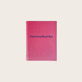 Tiny Ruled Leather Notebook in Rose Pink