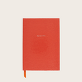 Small W11 Pellaq Notebook in Flame Orange Lizard