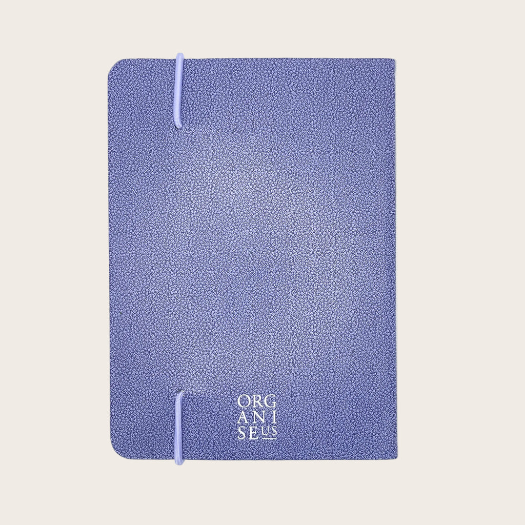 Wellness Journal in Cornflower Blue Galuchat Pellaq